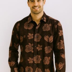 Midnight Rose Printed Shirt